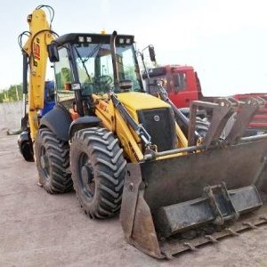 foto NewHolland B115B joystick SPZ traktorbagr rypadlo-nakladač