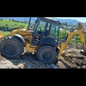 foto NewHolland B115B joystick SPZ traktorbagr rypadlo-nakladač