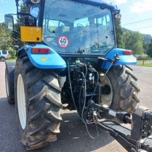 foto 86HP traktor New Holland T5040 +přívěs 11t kontejner (2013)